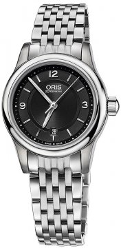 Buy this new Oris Classic Date 28.5mm 01 561 7650 4034-07 8 14 61 ladies watch for the discount price of £705.00. UK Retailer.